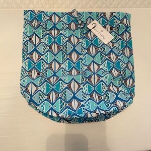 NWT Vera Bradley Ditty Bag in Go Fish Blue